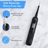 Darrahopens Home & Garden > Bathroom Accessories Electric Ultrasonic Dental Tartar Plaque Calculus Tooth Remover Set Kits Cleaner with LED Screen