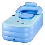 Darrahopens Home & Garden > Bathroom Accessories Foldable Portable Inflatable Blowup PVC Bath Tub Home Indoor Travel Spa Relaxing