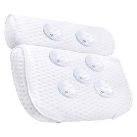 Darrahopens Home & Garden > Bathroom Accessories GOMINIMO Bathtub Spa Pillow with 4D Air Mesh and 7 Suction Cups GO-BSP-100-JY