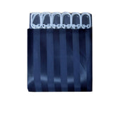 Darrahopens Home & Garden > Bathroom Accessories Jacquard Stripe Shower Curtain Navy
