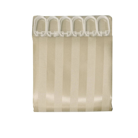 Darrahopens Home & Garden > Bathroom Accessories Jacquard Stripe Shower Curtain Wheat