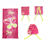 Darrahopens Home & Garden > Bathroom Accessories Kids Beach Towel N Bag Butterfly