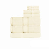 Darrahopens Home & Garden > Bathroom Accessories Kingtex 550gsm Cotton 7 Pce Bath Sheet Set Cream