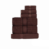 Darrahopens Home & Garden > Bathroom Accessories Kingtex 550gsm Cotton 7 Pce Towel Set Chocolate