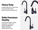 darrahopens Home & Garden > Bathroom Accessories Kitchen Mixer Tap Faucet Basin Laundry Sink - BLACK