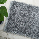 darrahopens Home & Garden > Bathroom Accessories Luxury High Pile Soft Non Slip Bathmat 50 x 80cm (Silver)