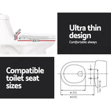 darrahopens Home & Garden > Bathroom Accessories Non Electric Bidet Toilet Seat Bathroom - White