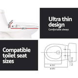 darrahopens Home & Garden > Bathroom Accessories Non Electric Bidet Toilet Seat Bathroom  - White