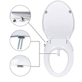 Darrahopens Home & Garden > Bathroom Accessories Non Electric Bidet Toilet Seat D Cover Bathroom Dual Nozzle Spray Water Wash