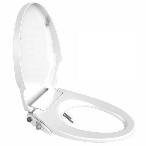 Darrahopens Home & Garden > Bathroom Accessories Non Electric Bidet Toilet Seat O Cover Bathroom Dual Nozzle Spray Water Wash