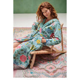 Darrahopens Home & Garden > Bathroom Accessories PIP Studio Good Evening Cotton Bath Robe / Dressing Gown Green - XXL