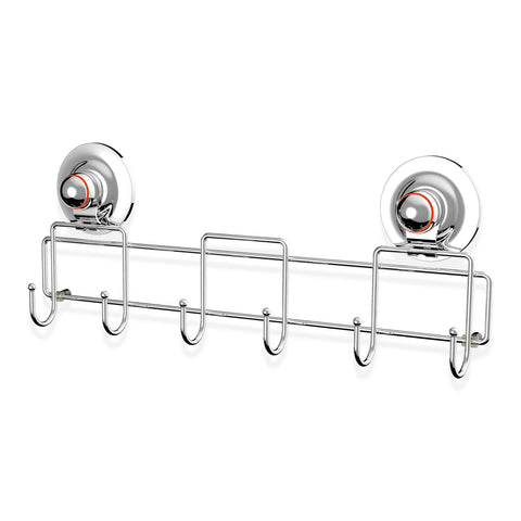 darrahopens Home & Garden > Bathroom Accessories PowerLoc Six Universal Hooks Removable Suction - Stainless Steel