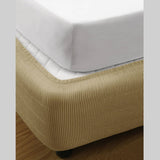 Darrahopens Home & Garden > Bathroom Accessories Ramesses Vertical Quilted Valance Linen KING SINGLE