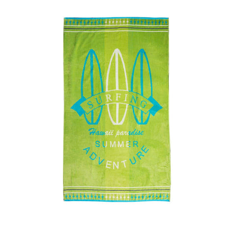 Darrahopens Home & Garden > Bathroom Accessories Rans Premium Cotton Jacquard Beach Towel Surfing