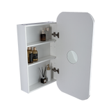 darrahopens Home & Garden > Bathroom Accessories Rectangle Wall Hung Bathroom Mirror Shaving Cabinet Vanity Matte White