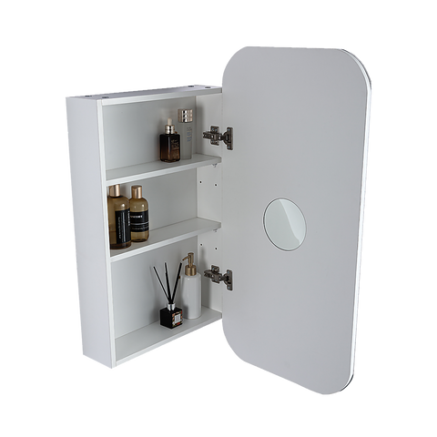 darrahopens Home & Garden > Bathroom Accessories Rectangle Wall Hung Bathroom Mirror Shaving Cabinet Vanity Matte White