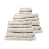 darrahopens Home & Garden > Bathroom Accessories Royal Comfort 16 Piece Egyptian Cotton Eden Towel Set 600GSM Luxurious Absorbent - Beige