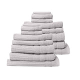 darrahopens Home & Garden > Bathroom Accessories Royal Comfort 16 Piece Egyptian Cotton Eden Towel Set 600GSM Luxurious Absorbent - Sea Holly
