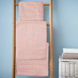 darrahopens Home & Garden > Bathroom Accessories Royal Comfort Eden Egyptian Cotton 600GSM 8 Piece Luxury Bath Towels Set - Blush