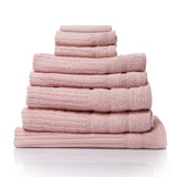 darrahopens Home & Garden > Bathroom Accessories Royal Comfort Eden Egyptian Cotton 600GSM 8 Piece Luxury Bath Towels Set - Blush