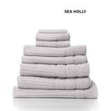 darrahopens Home & Garden > Bathroom Accessories Royal Comfort Eden Egyptian Cotton 600GSM 8 Piece Luxury Bath Towels Set - Holly
