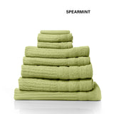 darrahopens Home & Garden > Bathroom Accessories Royal Comfort Eden Egyptian Cotton 600GSM 8 Piece Luxury Bath Towels Set - Spearmint