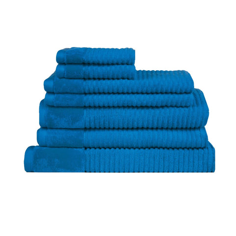 Darrahopens Home & Garden > Bathroom Accessories Royal Excellency 7 Piece Cotton Bath Towel Set - Teal