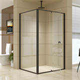 darrahopens Home & Garden > Bathroom Accessories Semi Frameless Shower Screen (114~122)x 195cm & (98~101)x195cm Side AS/NZS Glass