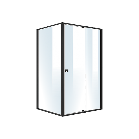 darrahopens Home & Garden > Bathroom Accessories Semi Frameless Shower Screen (114~122)x 195cm & (98~101)x195cm Side AS/NZS Glass