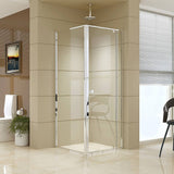 darrahopens Home & Garden > Bathroom Accessories Semi Frameless Shower Screen (74~82)x 195cm & (77~80)x 195cm Side AS/NZS Glass