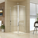 darrahopens Home & Garden > Bathroom Accessories Semi Frameless Shower Screen (74~82)x 195cm & (89~92)x 195cm Side AS/NZS Glass