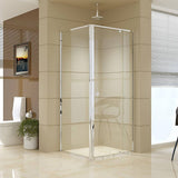 darrahopens Home & Garden > Bathroom Accessories Semi Frameless Shower Screen (82~90)x 195cm & (77~80)x 195cm Side AS/NZS Glass
