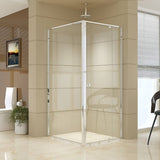 darrahopens Home & Garden > Bathroom Accessories Semi Frameless Shower Screen (82~90)x 195cm & (98~101)x 195cm Side AS/NZS Glass