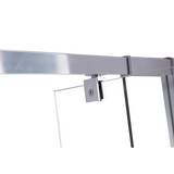 darrahopens Home & Garden > Bathroom Accessories Semi Frameless Shower Screen (98~106)x 195cm & (77~80)x 195cm Side AS/NZS Glass