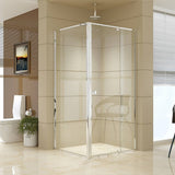 darrahopens Home & Garden > Bathroom Accessories Semi Frameless Shower Screen (98~106)x 195cm & (89~92)x 195cm Side AS/NZS Glass