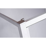 darrahopens Home & Garden > Bathroom Accessories Semi Frameless Shower Screen (98~106)x 195cm & (98~101)x 195cm Side AS/NZS Glass