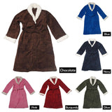 Darrahopens Home & Garden > Bathroom Accessories Sherpa Bath Robe Blue S/M