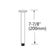 darrahopens Home & Garden > Bathroom Accessories Shower Head Arm Wall Connector Round Bathroom Rainforest ShowerHead