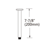 darrahopens Home & Garden > Bathroom Accessories Shower Head Arm Wall Connector Round Bathroom Rainforest ShowerHead