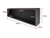 darrahopens Home & Garden > Bathroom Accessories Shower Niche - 250 x 900 x 92mm Prefabricated Wall Bathroom Renovation