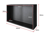 darrahopens Home & Garden > Bathroom Accessories Shower Niche - 350 x 600 x 92mm Prefabricated Wall Bathroom Renovation