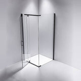 darrahopens Home & Garden > Bathroom Accessories Shower Screen 1000x1000x1900mm Framed Safety Glass Pivot Door By Della Francesca