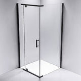 darrahopens Home & Garden > Bathroom Accessories Shower Screen 1000x700x1900mm Framed Safety Glass Pivot Door By Della Francesca