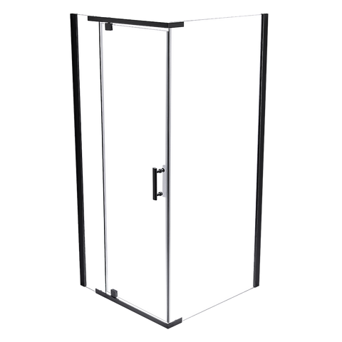 darrahopens Home & Garden > Bathroom Accessories Shower Screen 1000x700x1900mm Framed Safety Glass Pivot Door By Della Francesca