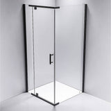 darrahopens Home & Garden > Bathroom Accessories Shower Screen 1000x800x1900mm Framed Safety Glass Pivot Door By Della Francesca