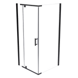 darrahopens Home & Garden > Bathroom Accessories Shower Screen 1000x800x1900mm Framed Safety Glass Pivot Door By Della Francesca
