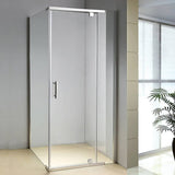 darrahopens Home & Garden > Bathroom Accessories Shower Screen 1000x800x1900mm Framed Safety Glass Pivot Door By Della Francesca