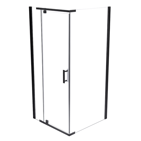 darrahopens Home & Garden > Bathroom Accessories Shower Screen 1000x900x1900mm Framed Safety Glass Pivot Door By Della Francesca