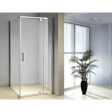 darrahopens Home & Garden > Bathroom Accessories Shower Screen 1200x1000x1900mm Framed Safety Glass Pivot Door By Della Francesca