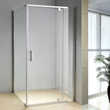 darrahopens Home & Garden > Bathroom Accessories Shower Screen 1200x700x1900mm Framed Safety Glass Pivot Door By Della Francesca